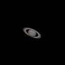 Šitaip Saturnas matomas per mėgėjišką teleskopą