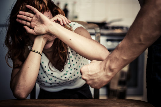 "Shuterstock" photo. / Domestic Violence.